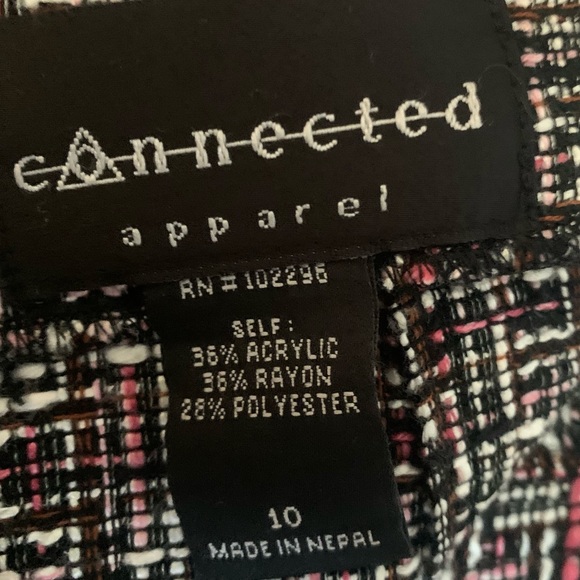 Connected Apparel tweed look skirt - Picture 5 of 6